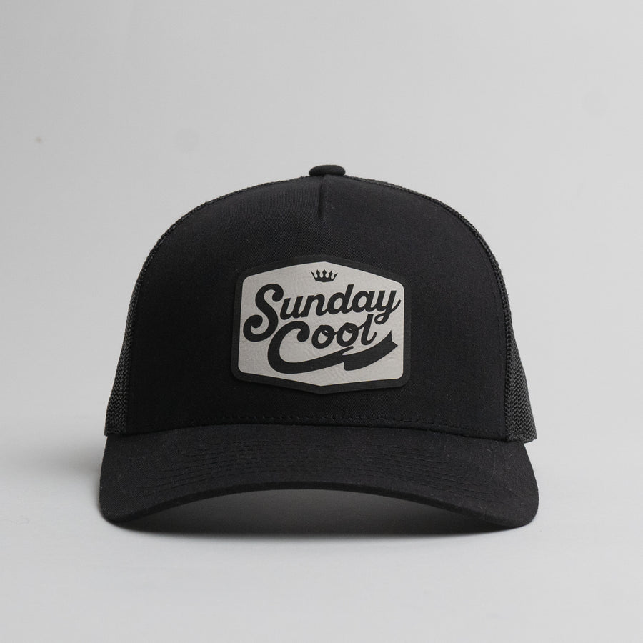 Trucker Hat - Leatherette Patch