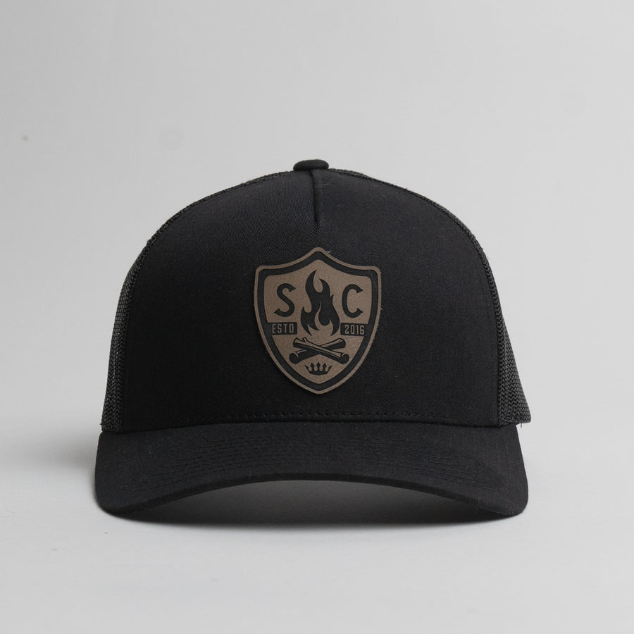 Trucker Hat - Leatherette Patch