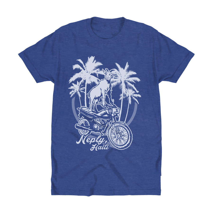 Goat on a Moto | 12 Year Anniversary T-shirt