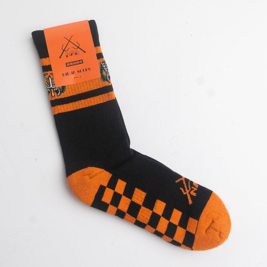 Ninjas Are Butterflies Ninja Socks | Black