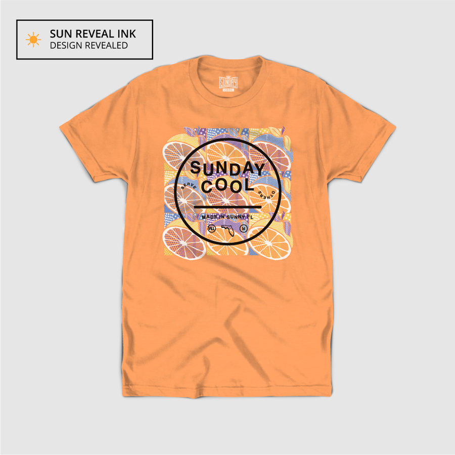 Sunday Cool Citrus T-shirt w/ Sun Reveal Ink