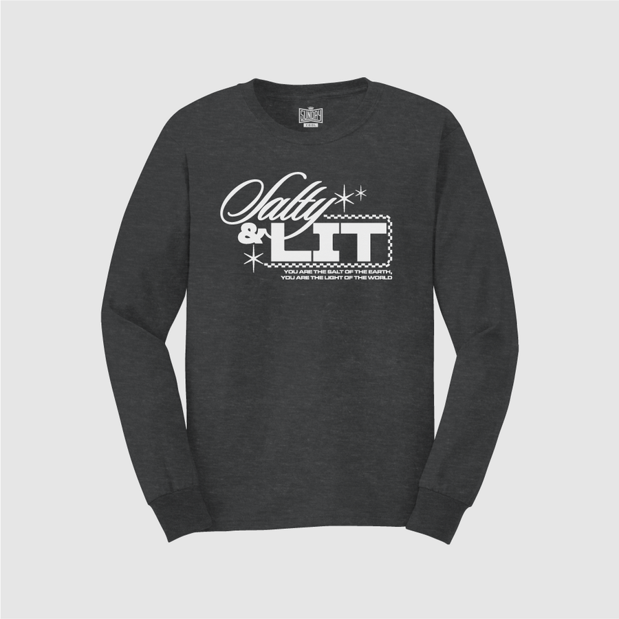 Salty And Lit LS - White