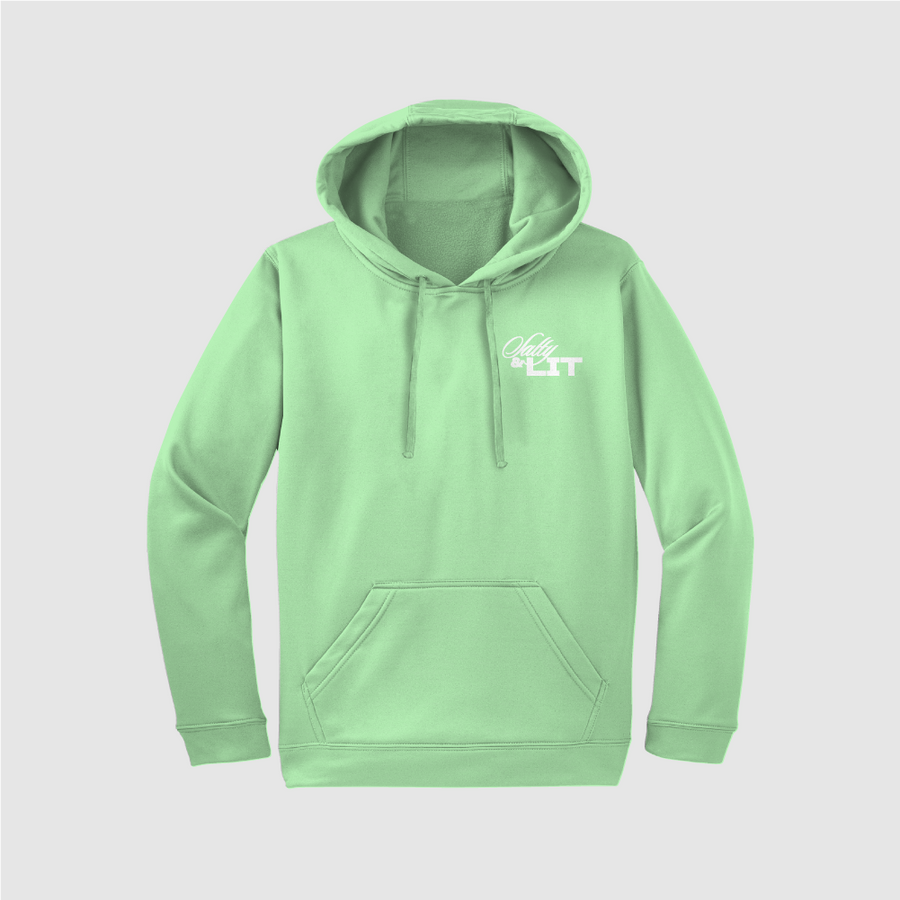 Salty And Lit Hoodie - White