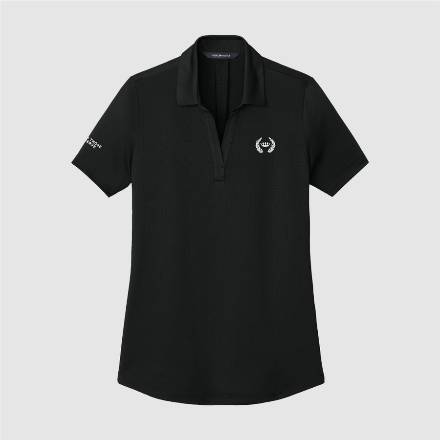 Women's Crest Polo - Digital Ink