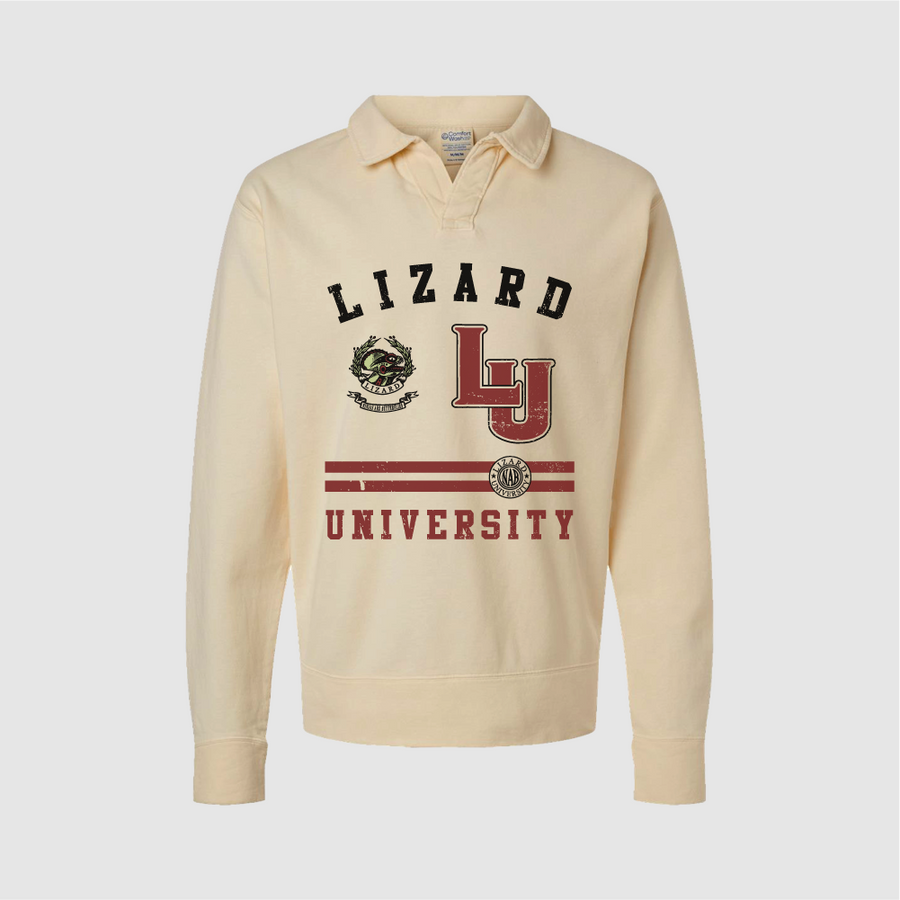 Lizard U Collared Crewneck