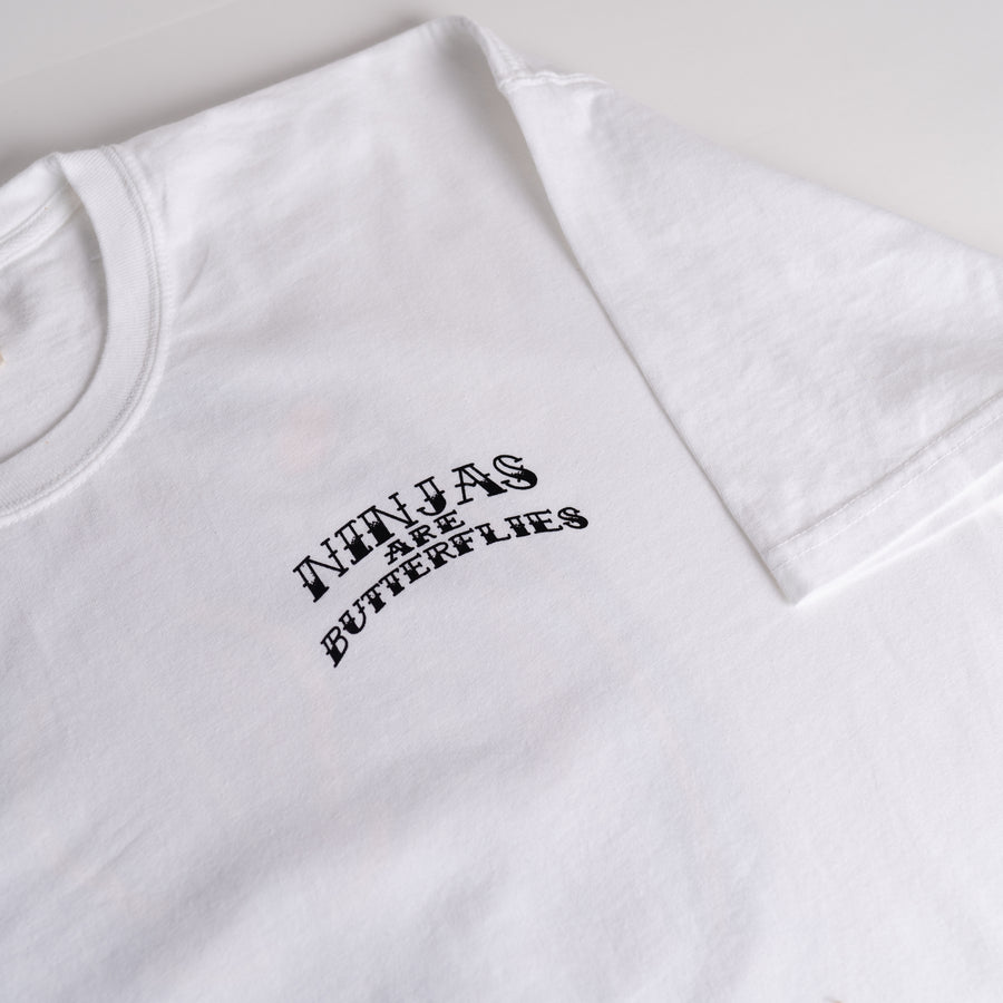 Ninjas Are Butterflies Logo Tee