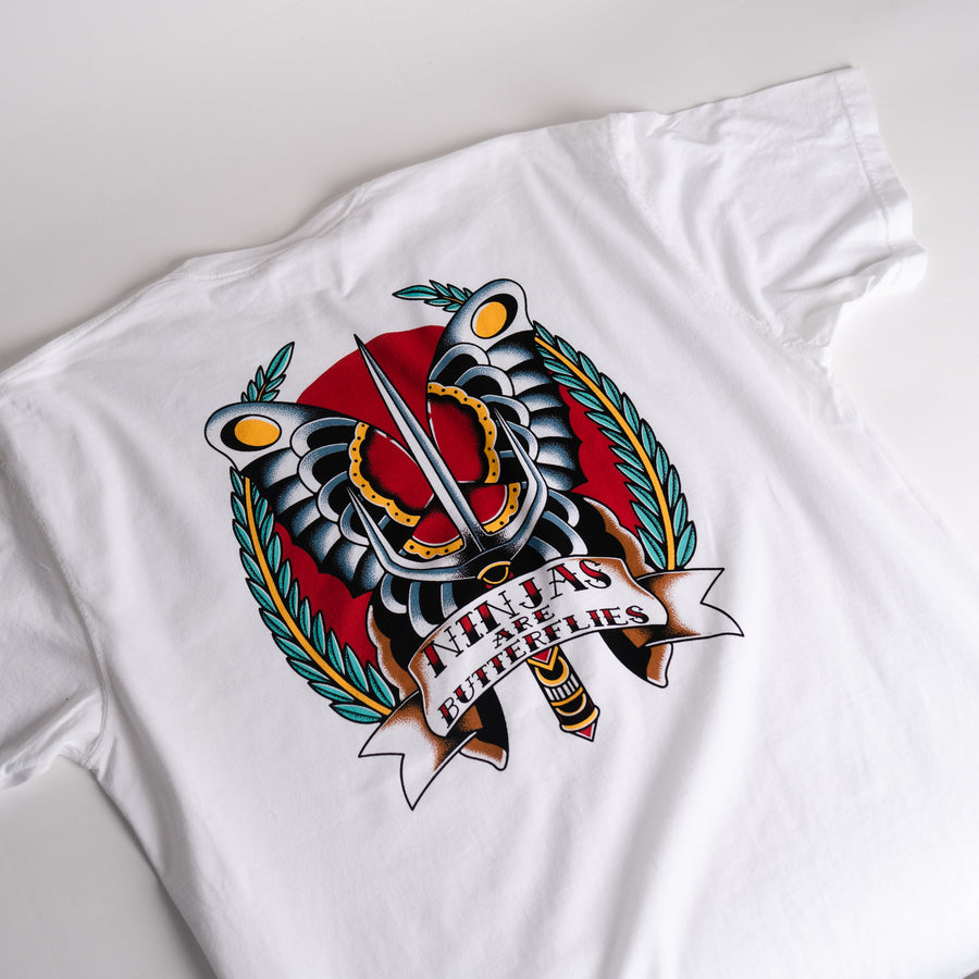 Ninjas Are Butterflies Logo Tee