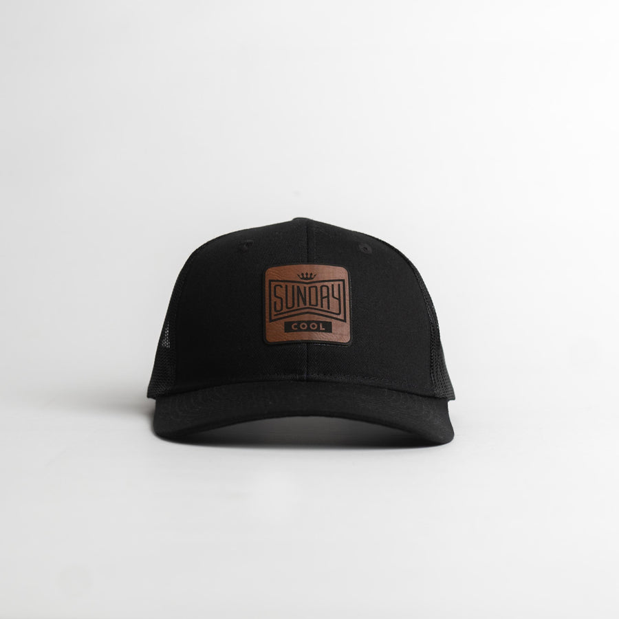 Sunday Cool Logo Leatherette Snapback